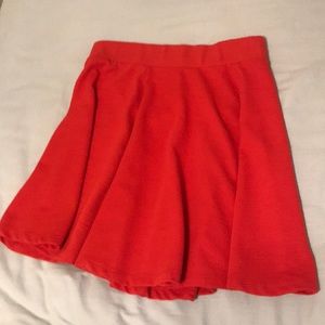 Beautiful red skirt